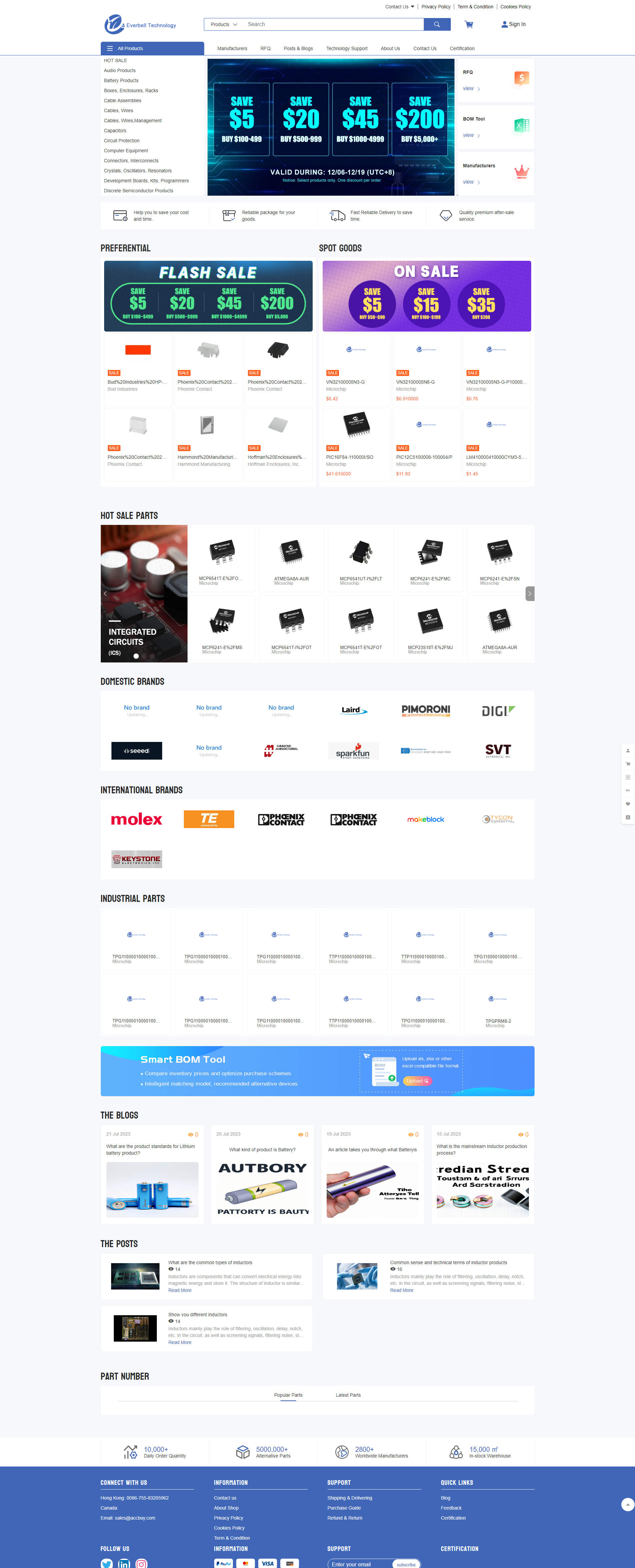 1689932272482974.jpg Electronic components_chips_INFINEON_ON_Microchip_TI_BB_agency factor_Everbell technology.jpg